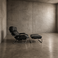 Gelderland 601 "Meneer Oberman" lounge chair / ottoman / Jan des Bouvrie