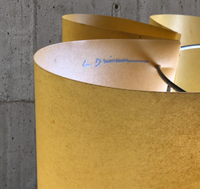 New old stock / Rare Louis Drimmer lamp / France 1970s /