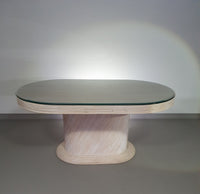 Pensil riet, Gespleten riet tafel stoelen eetkamer set.
 Breed 160
 Diepte 92
 Hoogte 75 cm