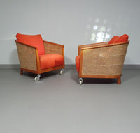 Set fauteuils "Mozart" van Antonio Citterio voor flexform jaren 90