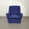 Sierlijke fauteuil / wollen bouclé / jaren 70