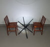 Een mooi ding is een blijvende vreugde.
 Italiaanse klaptafel jaren 80
 Aluminium frame