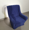 Sierlijke fauteuil / wollen bouclé / jaren 70