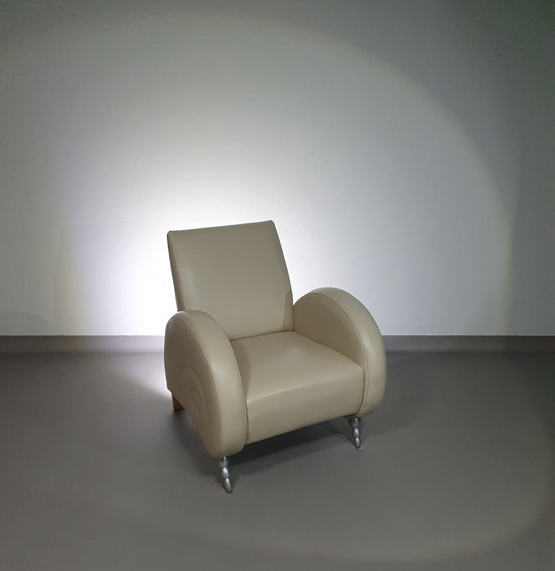 Slakkenhuis stoelen van leer