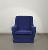 Sierlijke fauteuil / wollen bouclé / jaren 70