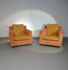 B&amp;B / B en B / Italia lounge stoelen model HARRY. Met zeldzame losse hoes van Antonio Citterio.