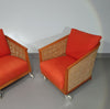 Set fauteuils "Mozart" van Antonio Citterio voor flexform jaren 90