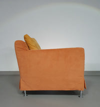 B&amp;B / B en B / Italia lounge stoelen model HARRY. Met zeldzame losse hoes van Antonio Citterio.