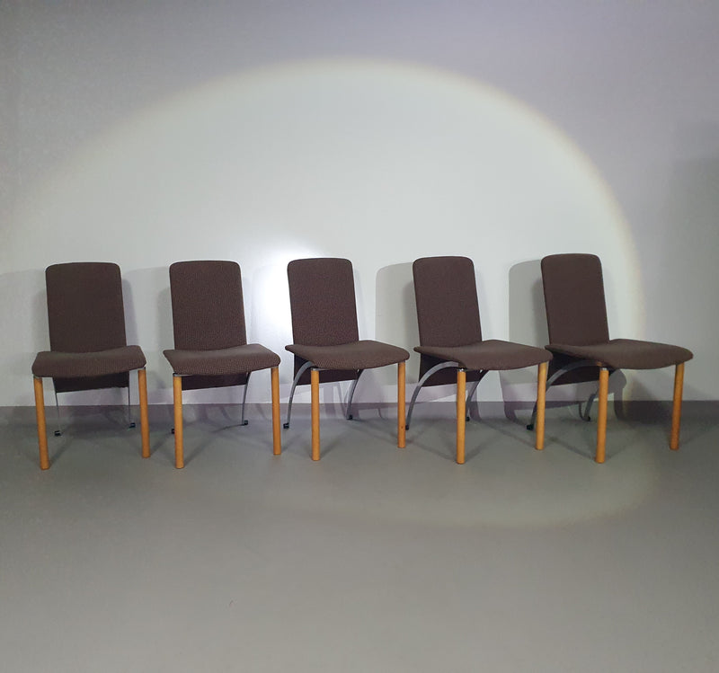 Hennie de Jong stoelen jaren 80 set van 6