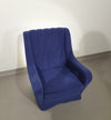 Sierlijke fauteuil / wollen bouclé / jaren 70