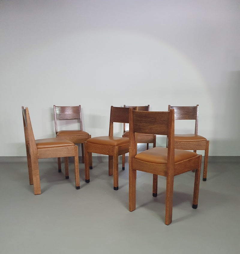 6x Utrecht Mokkum stoelen van Huizenga NV
 Gemarkeerd