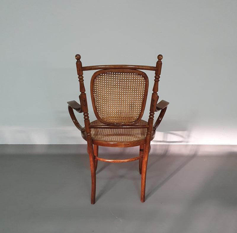 Rare Josef Hoffmann Chair for Mundus Vienna Austria, 1900