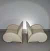 Slakkenhuis stoelen van leer