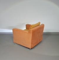 B&amp;B / B en B / Italia lounge stoelen model HARRY. Met zeldzame losse hoes van Antonio Citterio.