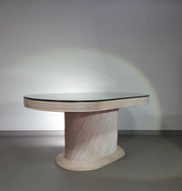 Pensil riet, Gespleten riet tafel stoelen eetkamer set.
 Breed 160
 Diepte 92
 Hoogte 75 cm