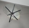 Een mooi ding is een blijvende vreugde.
 Italiaanse klaptafel jaren 80
 Aluminium frame