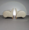 Slakkenhuis stoelen van leer