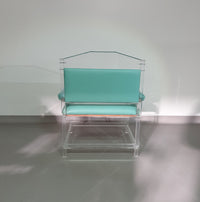 Zeldzame perspex/acryl stoel / jaren 80