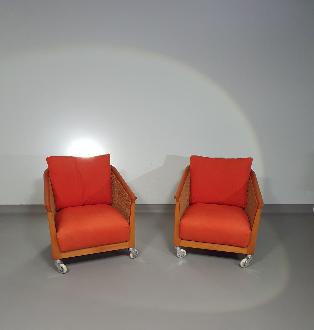 Set arm chairs " Mozart " by Antonio Citterio for flexform 90's