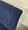 Sierlijke fauteuil / wollen bouclé / jaren 70