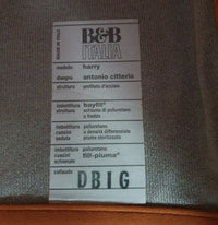 B&amp;B / B en B / Italia lounge stoelen model HARRY. Met zeldzame losse hoes van Antonio Citterio.