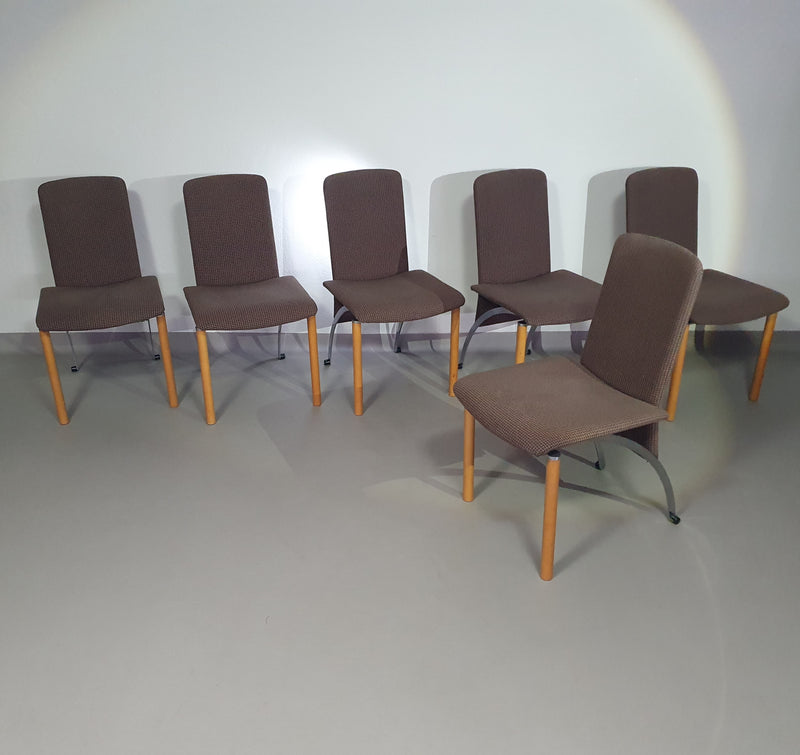 Hennie de Jong stoelen jaren 80 set van 6