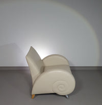 Slakkenhuis stoelen van leer