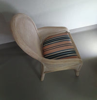Pensil riet, Gespleten riet tafel stoelen eetkamer set.
 Breed 160
 Diepte 92
 Hoogte 75 cm