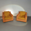 B&amp;B / B en B / Italia lounge stoelen model HARRY. Met zeldzame losse hoes van Antonio Citterio.