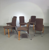 Hennie de Jong stoelen jaren 80 set van 6
