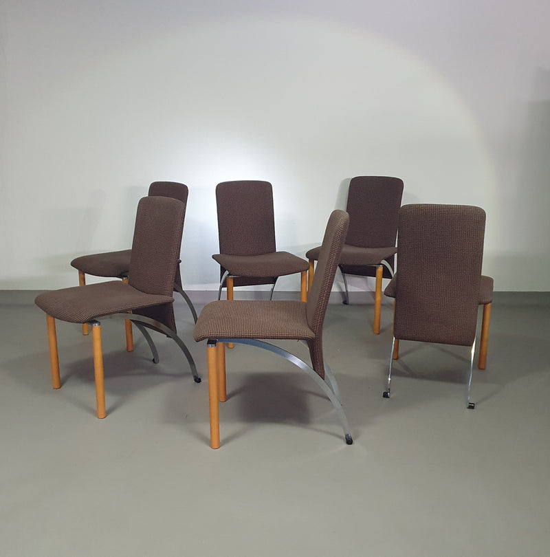 Hennie de Jong stoelen jaren 80 set van 6