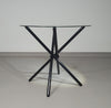 Een mooi ding is een blijvende vreugde.
 Italiaanse klaptafel jaren 80
 Aluminium frame