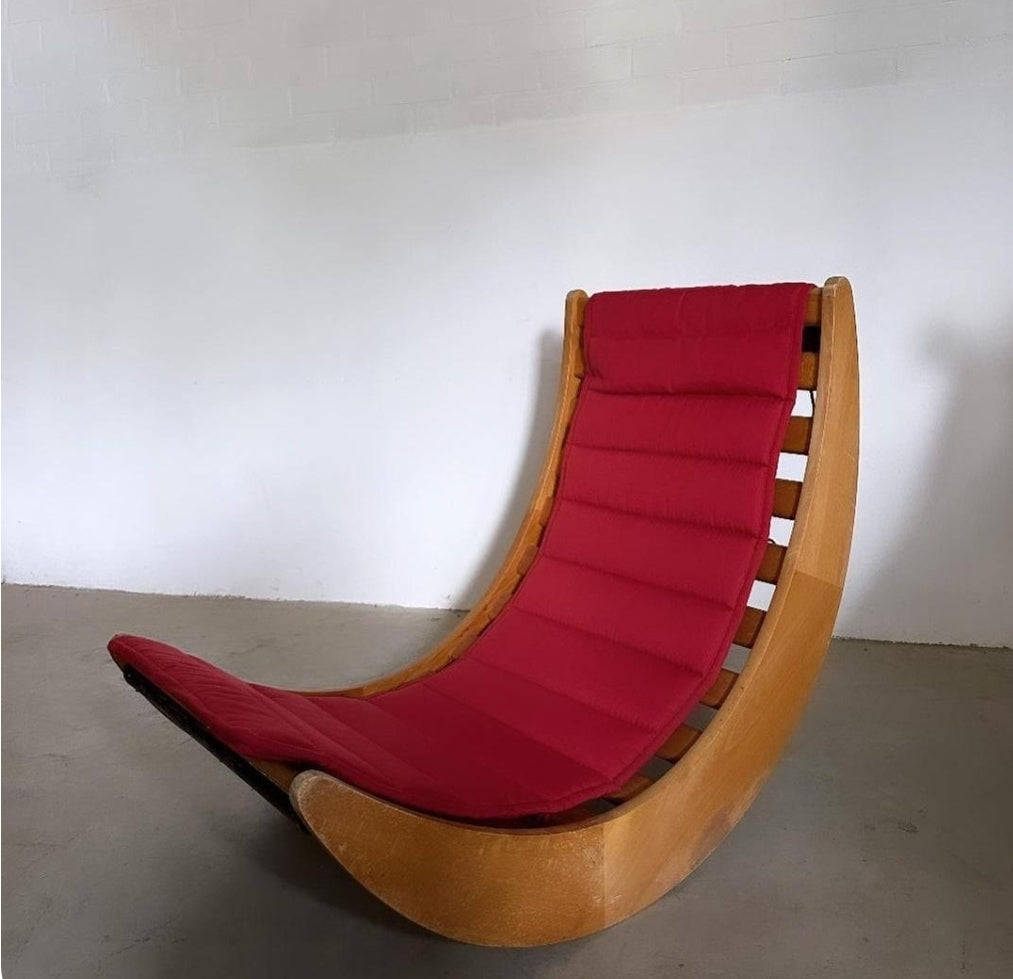 Vintage "Relaxer 2" Rocking Chair by Verner Panton for Rosenthal, Germany 1970s