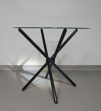 Een mooi ding is een blijvende vreugde.
 Italiaanse klaptafel jaren 80
 Aluminium frame