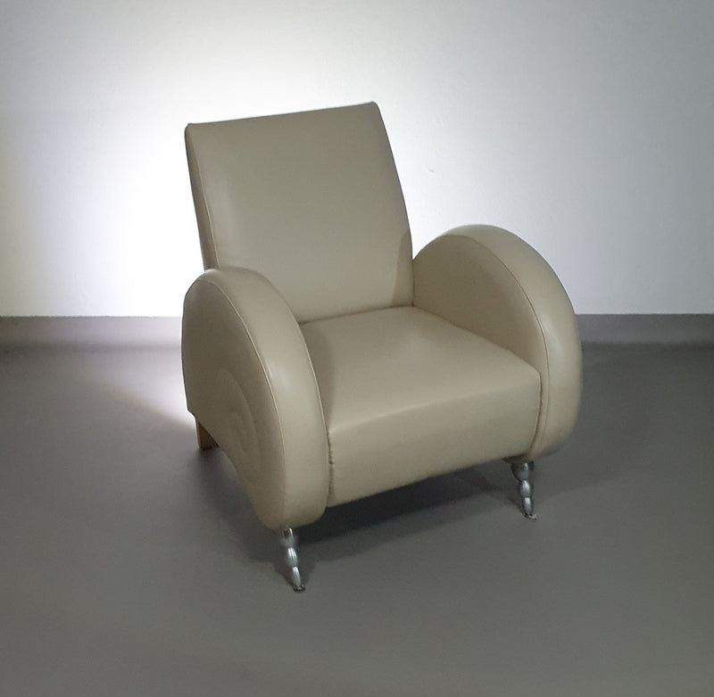 Slakkenhuis stoelen van leer