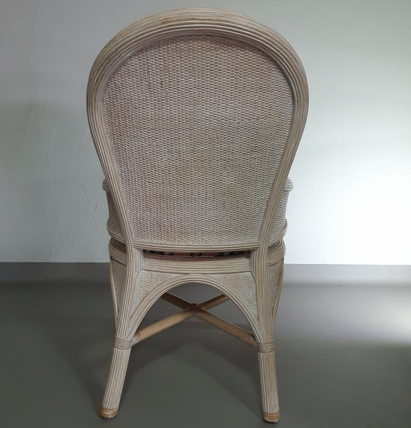 Pensil riet, Gespleten riet tafel stoelen eetkamer set.
 Breed 160
 Diepte 92
 Hoogte 75 cm