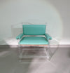 Zeldzame perspex/acryl stoel / jaren 80