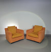 B&amp;B / B en B / Italia lounge stoelen model HARRY. Met zeldzame losse hoes van Antonio Citterio.