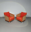 Set fauteuils "Mozart" van Antonio Citterio voor flexform jaren 90