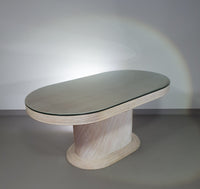 Pensil riet, Gespleten riet tafel stoelen eetkamer set.
 Breed 160
 Diepte 92
 Hoogte 75 cm