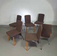 Hennie de Jong stoelen jaren 80 set van 6