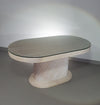 Pensil riet, Gespleten riet tafel stoelen eetkamer set.
 Breed 160
 Diepte 92
 Hoogte 75 cm