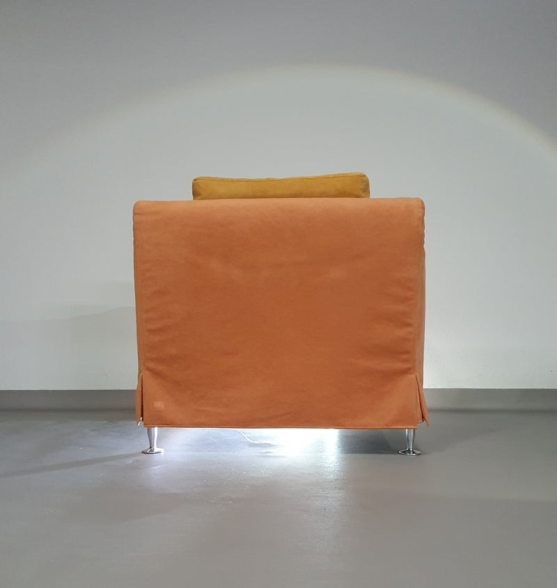 B&amp;B / B en B / Italia lounge stoelen model HARRY. Met zeldzame losse hoes van Antonio Citterio.