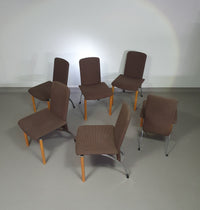 Hennie de Jong stoelen jaren 80 set van 6