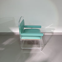 Zeldzame perspex/acryl stoel / jaren 80