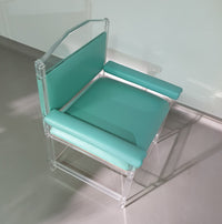 Zeldzame perspex/acryl stoel / jaren 80