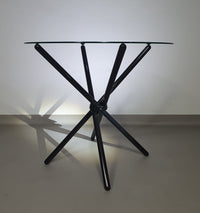 Een mooi ding is een blijvende vreugde.
 Italiaanse klaptafel jaren 80
 Aluminium frame