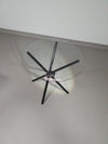 Een mooi ding is een blijvende vreugde.
 Italiaanse klaptafel jaren 80
 Aluminium frame