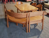 Zeer zeldzame Ansager mobler set, tafel, bank 3x stoelen / hoekbank