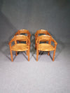 4 vintage pine armchairs Rainer Daumiller for Hirtshals Sawmill